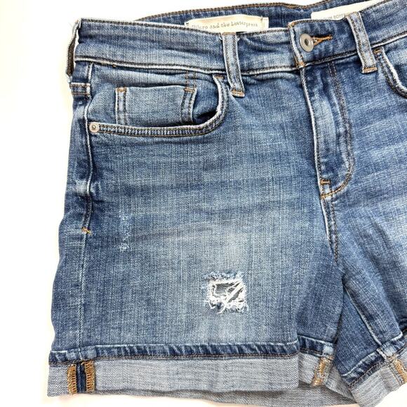 Anthropologie Pilcro Slim Boyfriend Jean Shorts - Picture 2 of 9